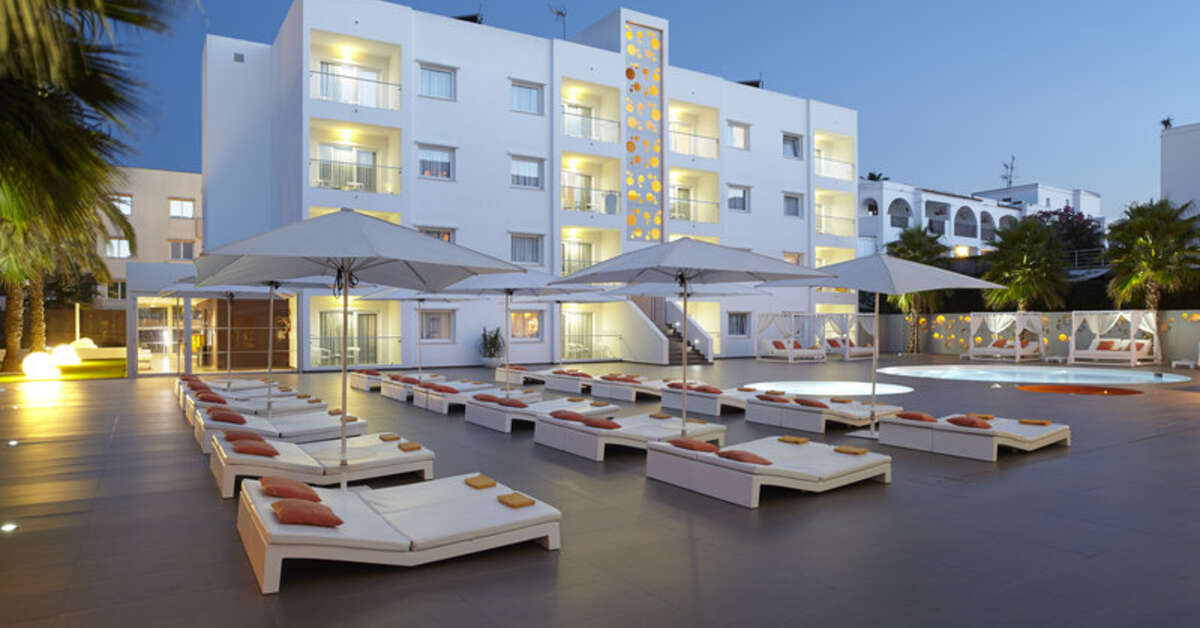 Ein Foto von der Terrasse im Ibiza Sun Apartments
