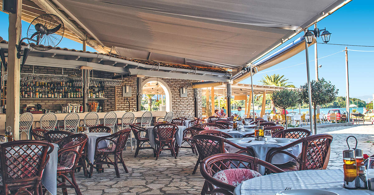 Een foto van de faciliteiten bij Iliada Beach Hotel