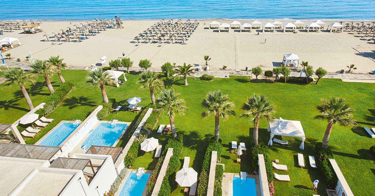Een foto van het strand bij Grecotel Creta Palace