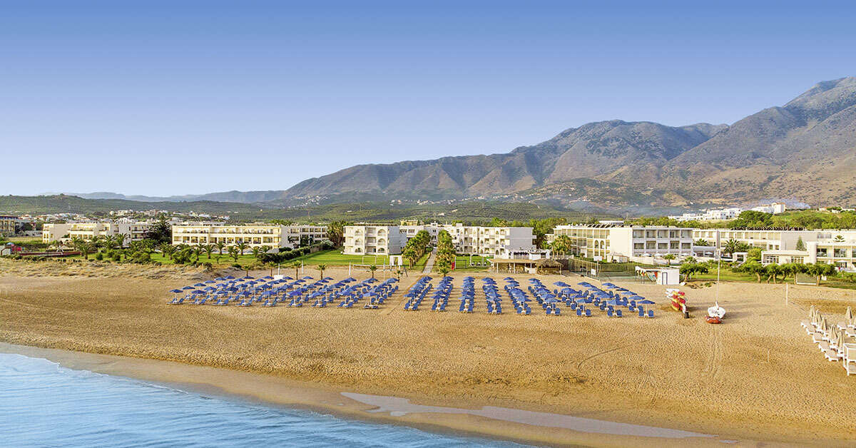 Ein Foto vom Strand beim Delfina Tropic Beach
