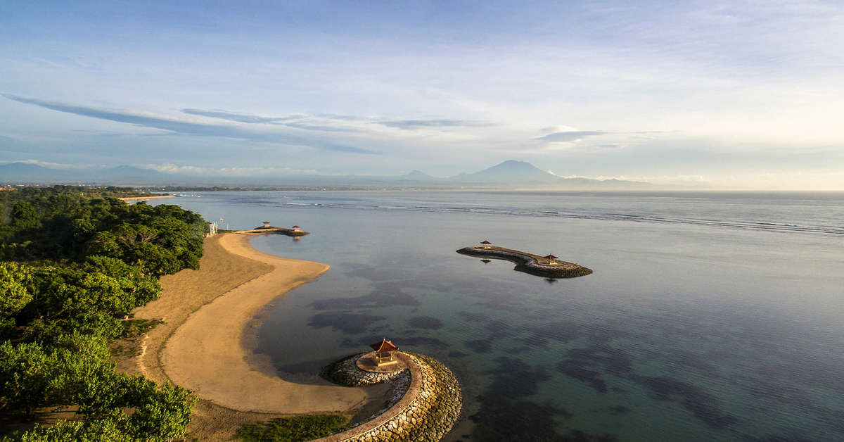 Ein Foto vom Strand beim Hyatt Regency Bali
