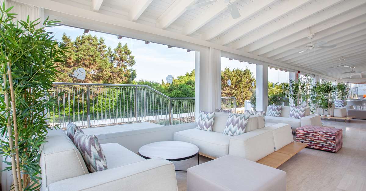 Een foto van het interieur van Grupotel Aldea Cala'n Bosch