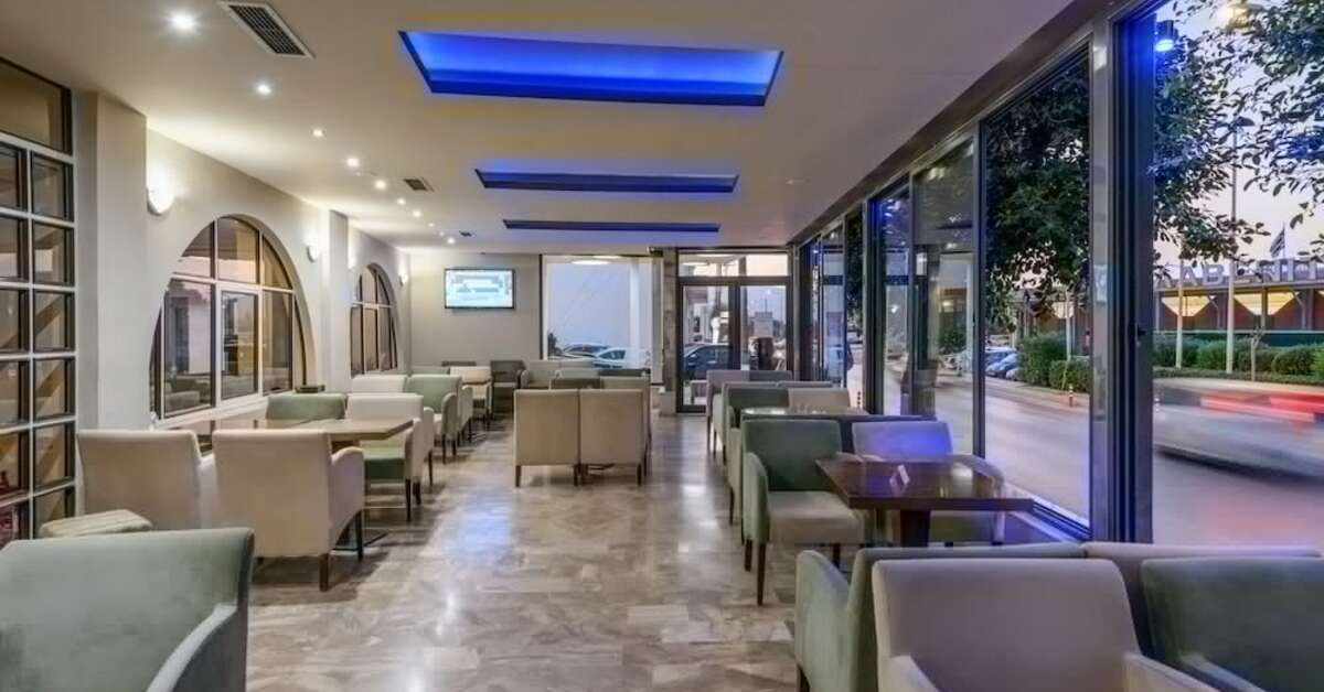 Een foto van het interieur van Vanisko Hotel
