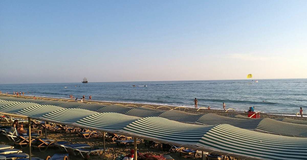 Een foto van het strand bij Caretta Relax