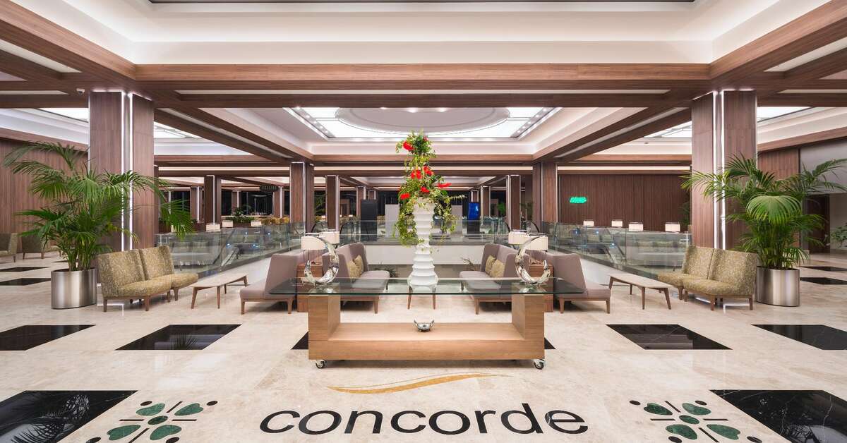 Een foto van het interieur van Concorde Luxury Resort
