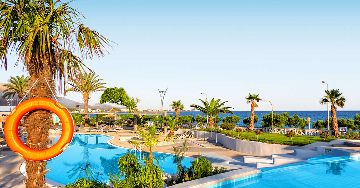 Ein Foto vom Pool im Akti Imperial Deluxe Spa & Resort