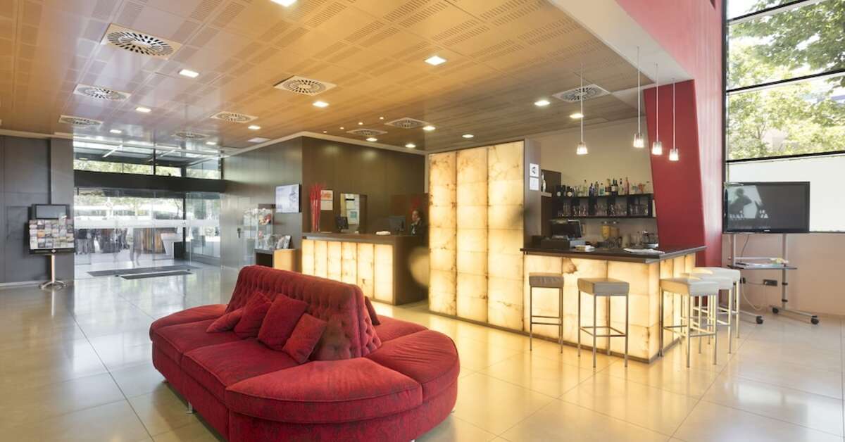 Een foto van de faciliteiten bij Hotel 4 Barcelona