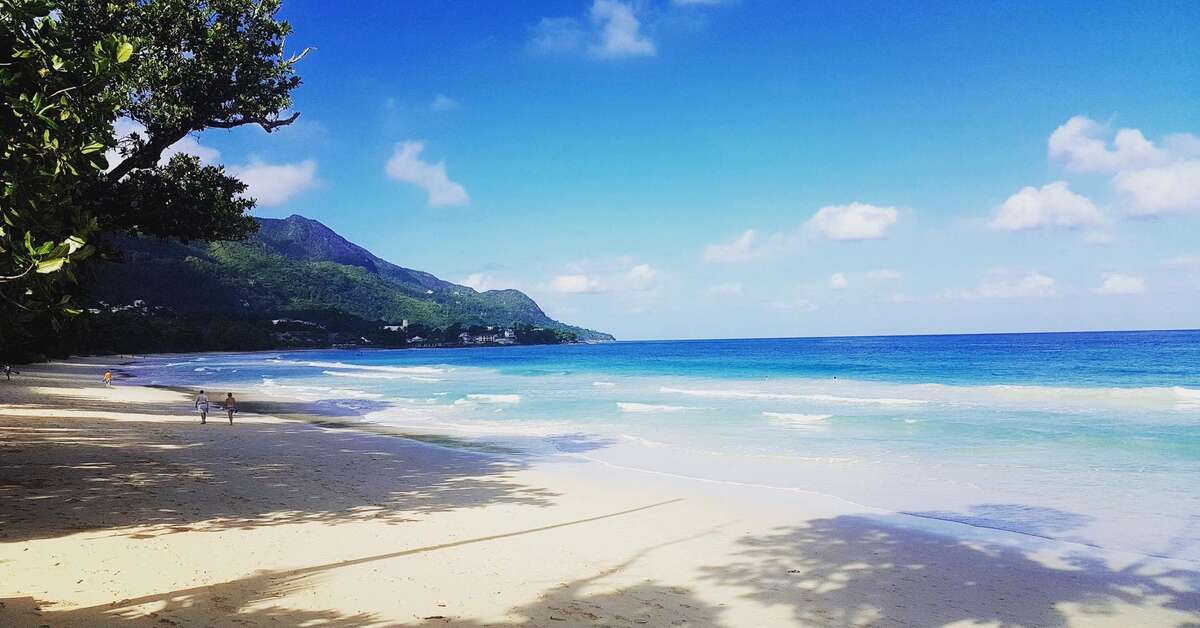 Ein Foto Coral Strand
