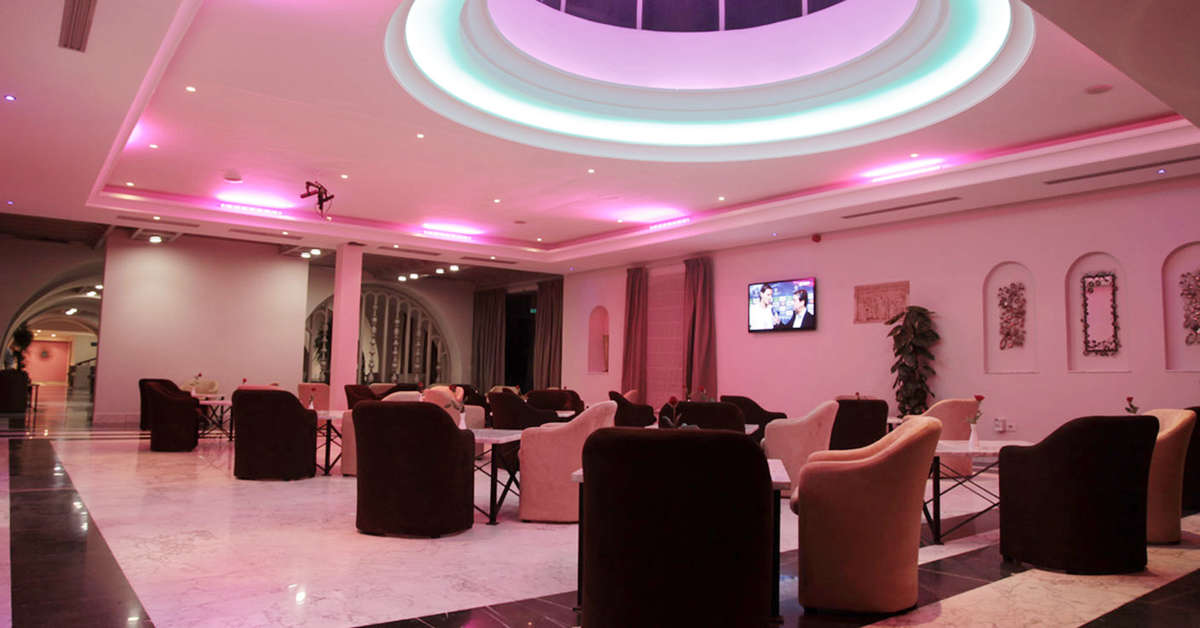 Een foto van het interieur van Aqua Mirage Marrakech