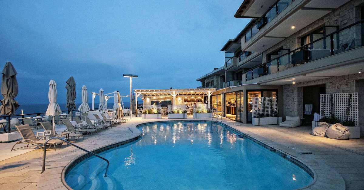 Een foto van het zwembad bij Rigas Boutique Hotel