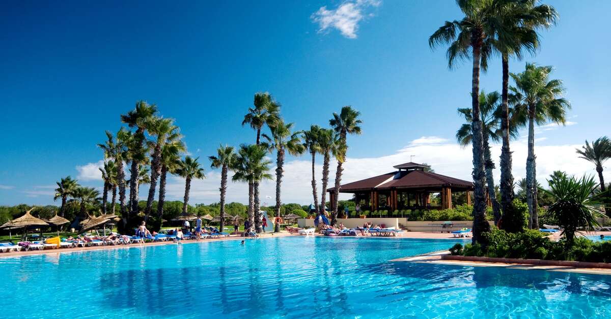 Een foto van het zwembad bij Sahara Beach Aquapark Resort