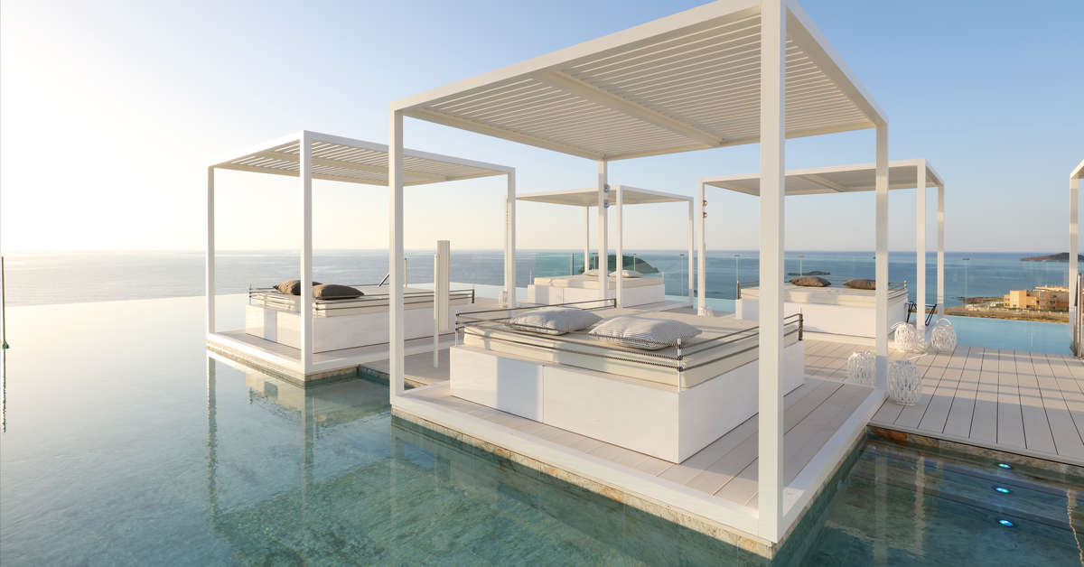 Een foto van het zwembad bij Bless Ibiza Hotel