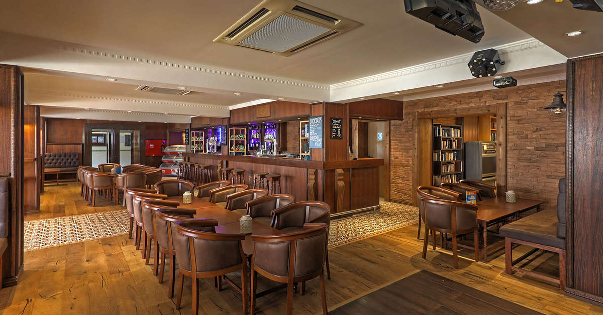 Een foto van het interieur van Paladim & Alagoa Mar Hotels