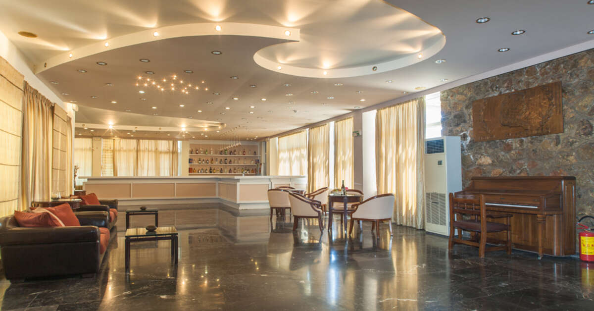 Ein Foto vom Innenbereich im Golden Alexandros Hotel	
