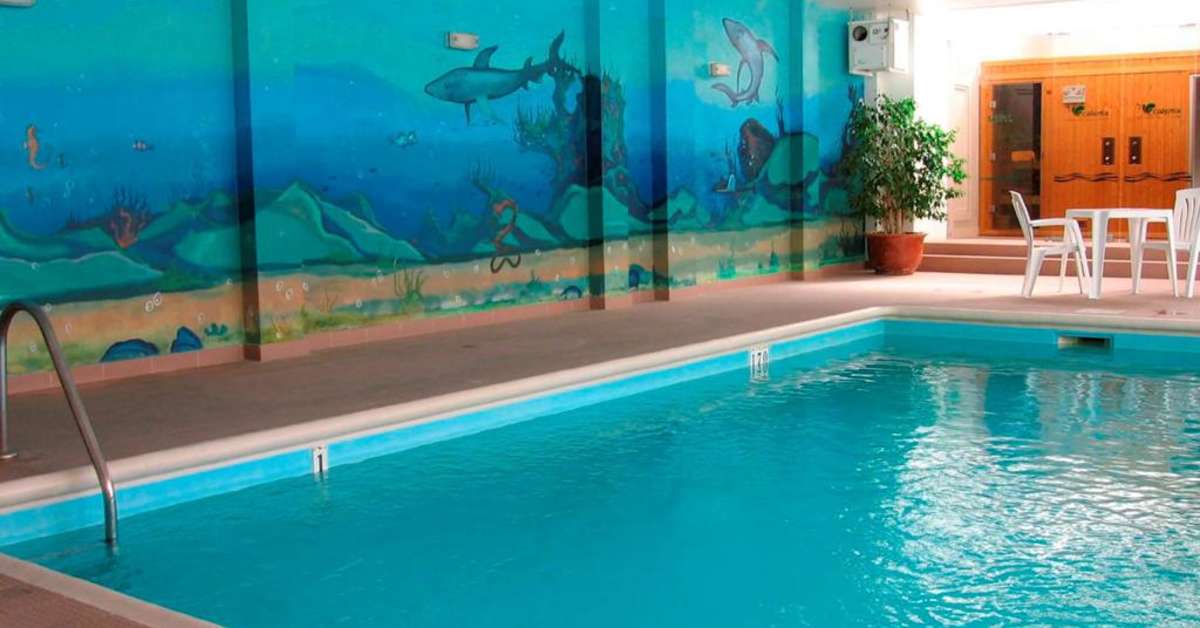 Een foto van het zwembad bij Aparthotel Calema