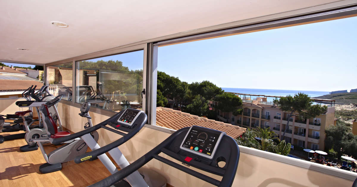 Een foto van de faciliteiten bij Hotel Zafiro Cala Mesquida