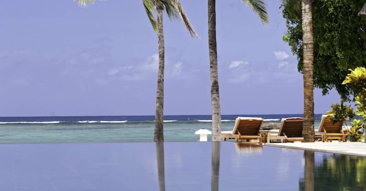 Een foto van het zwembad bij Hilton Mauritius Resort & Spa