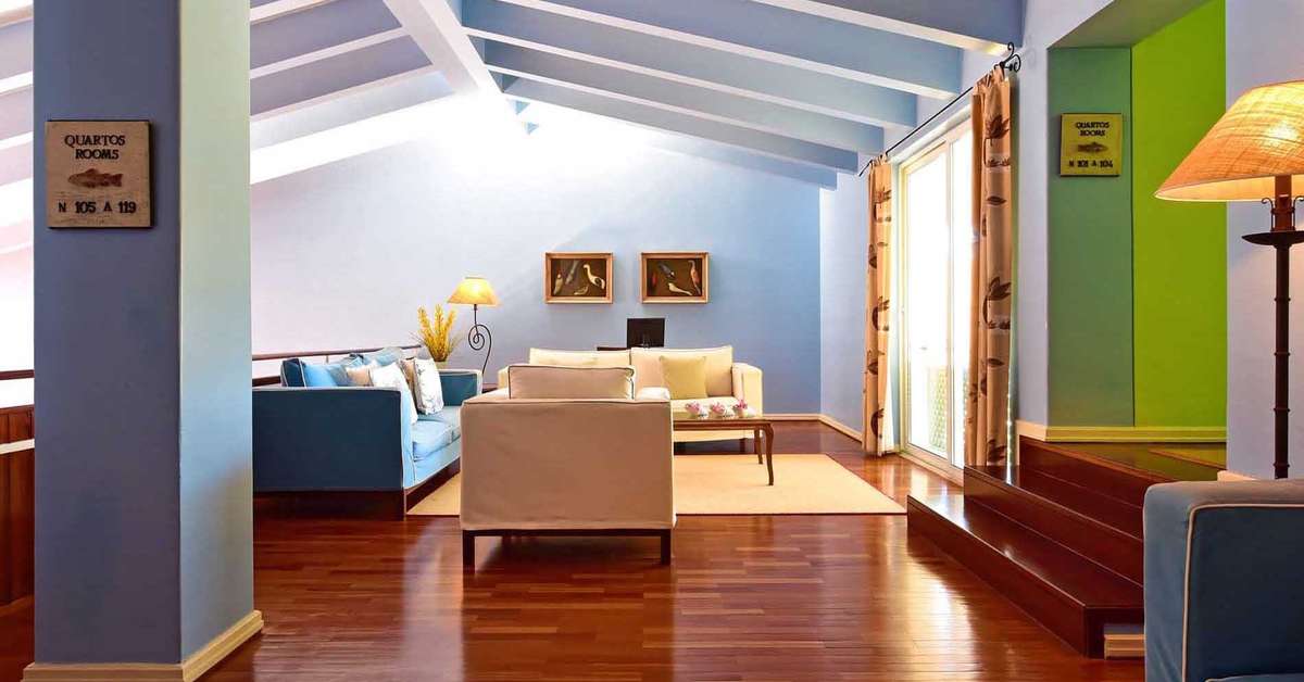 Een foto van het interieur van Pousada Ria