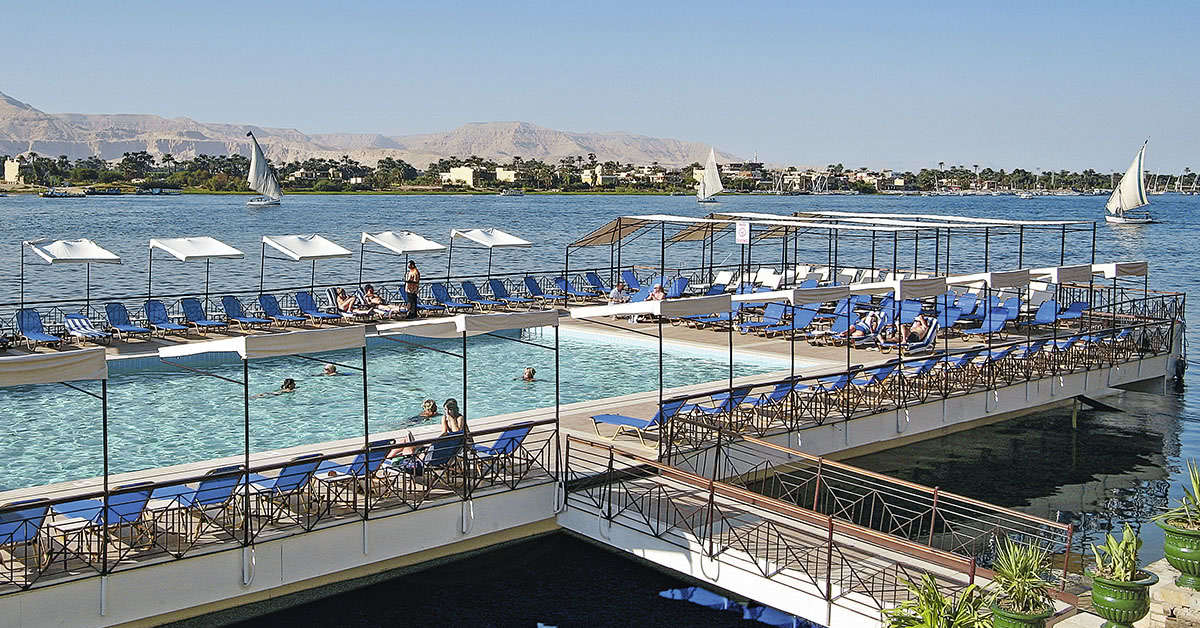 Een foto van het zwembad bij Iberotel Luxor