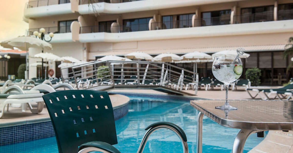 Ein Foto vom Pool im Vila Gale Marina
