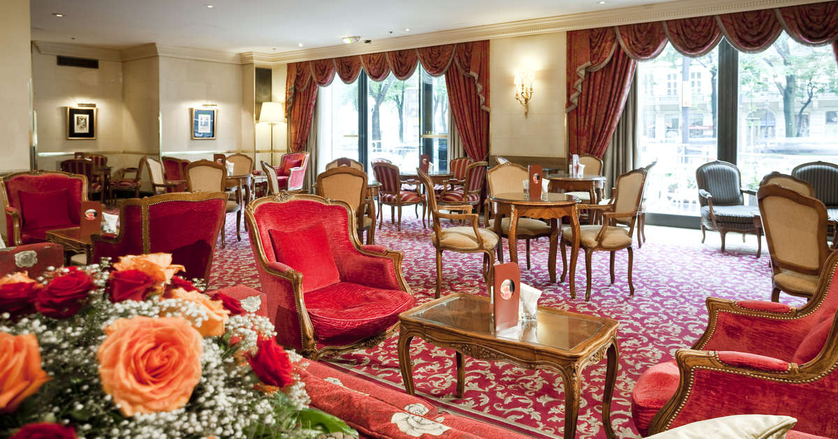 Een foto van de faciliteiten bij Grand Hotel Wien