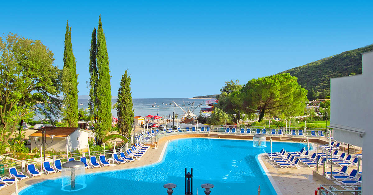Een foto van een overzicht van Hotel Mimosa Lido Palace