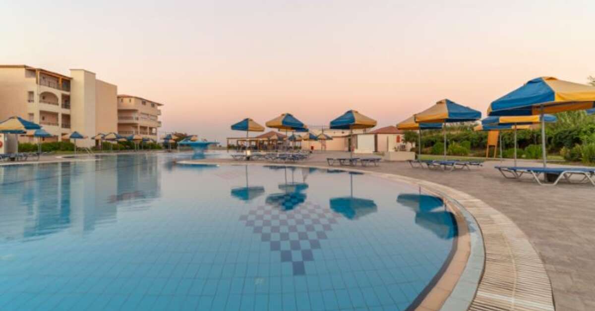 Een foto van het zwembad bij Myrina Beach Hotel