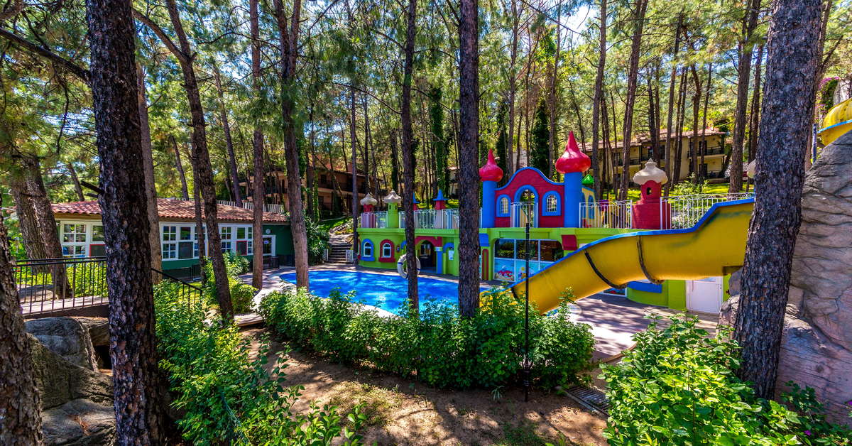 Een foto van het zwembad bij Grand Yazici Club Marmaris Palace