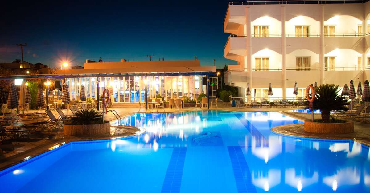 Een foto van het zwembad bij Orion Hotel Faliraki