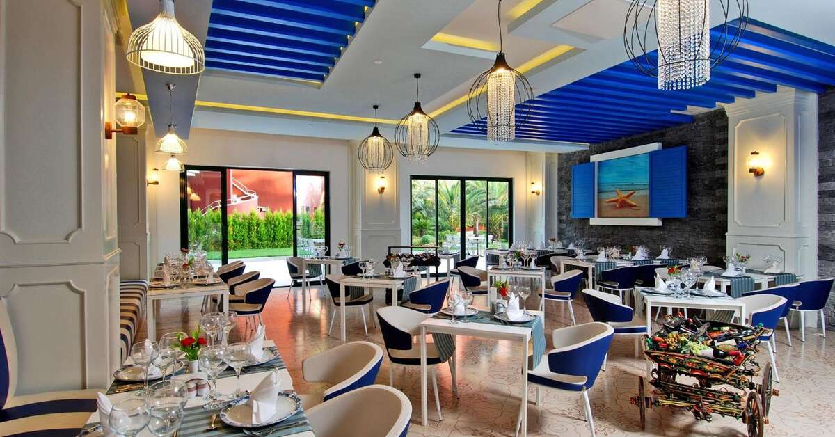 Een foto van de faciliteiten bij Delphin Deluxe Hotel