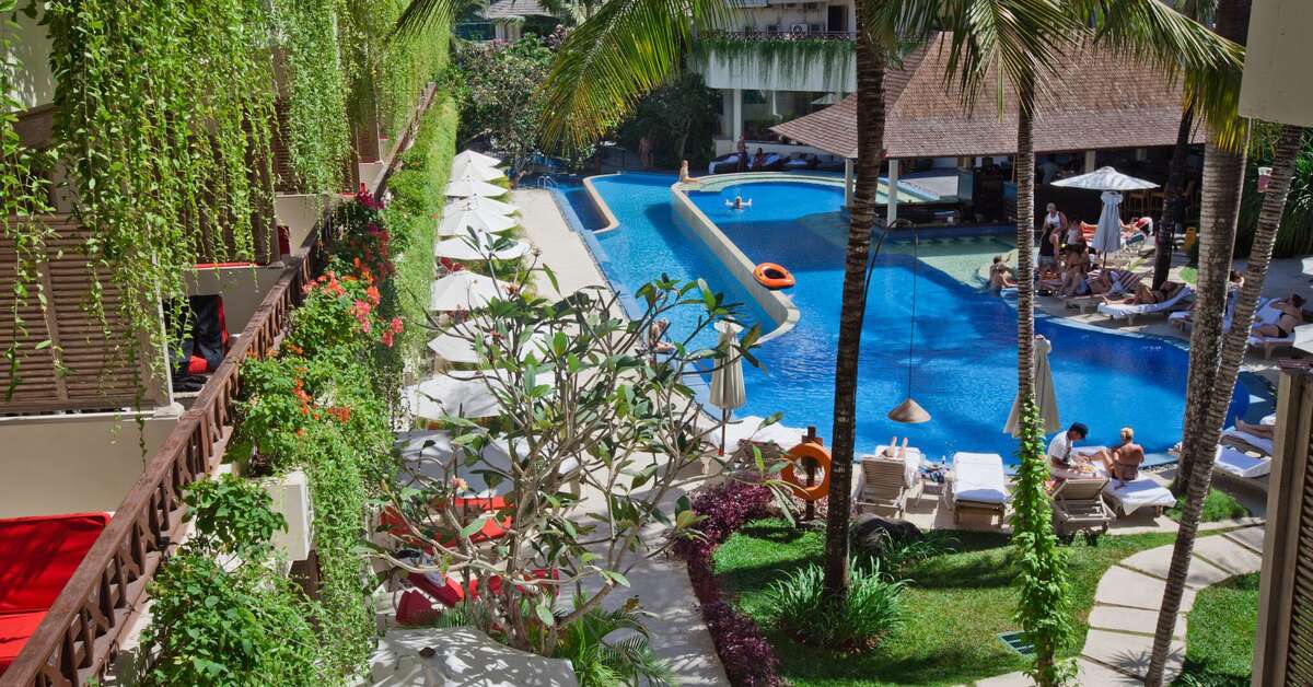 Een foto van het zwembad bij Blu Zea Resort by Double-Six