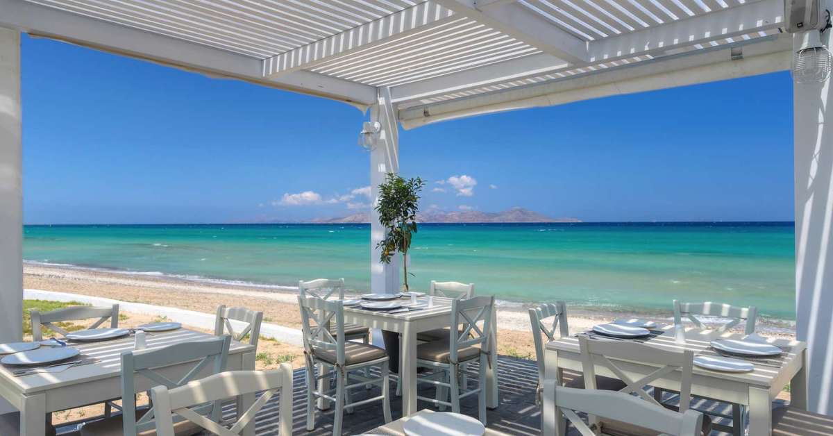 Een foto van de faciliteiten bij Aeolos Beach Hotel