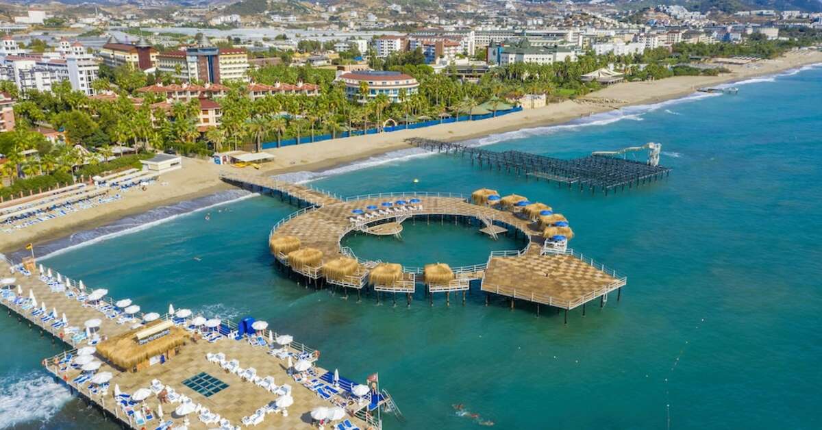 Ein Foto von der Außenansicht des Blue Marlin Deluxe Spa & Resort
