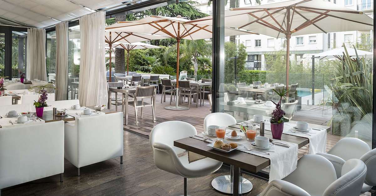 Een foto van de faciliteiten bij Hotel Le Canberra