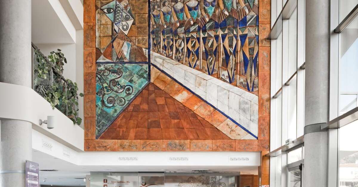 Een foto van het interieur van Sun Palace Albir
