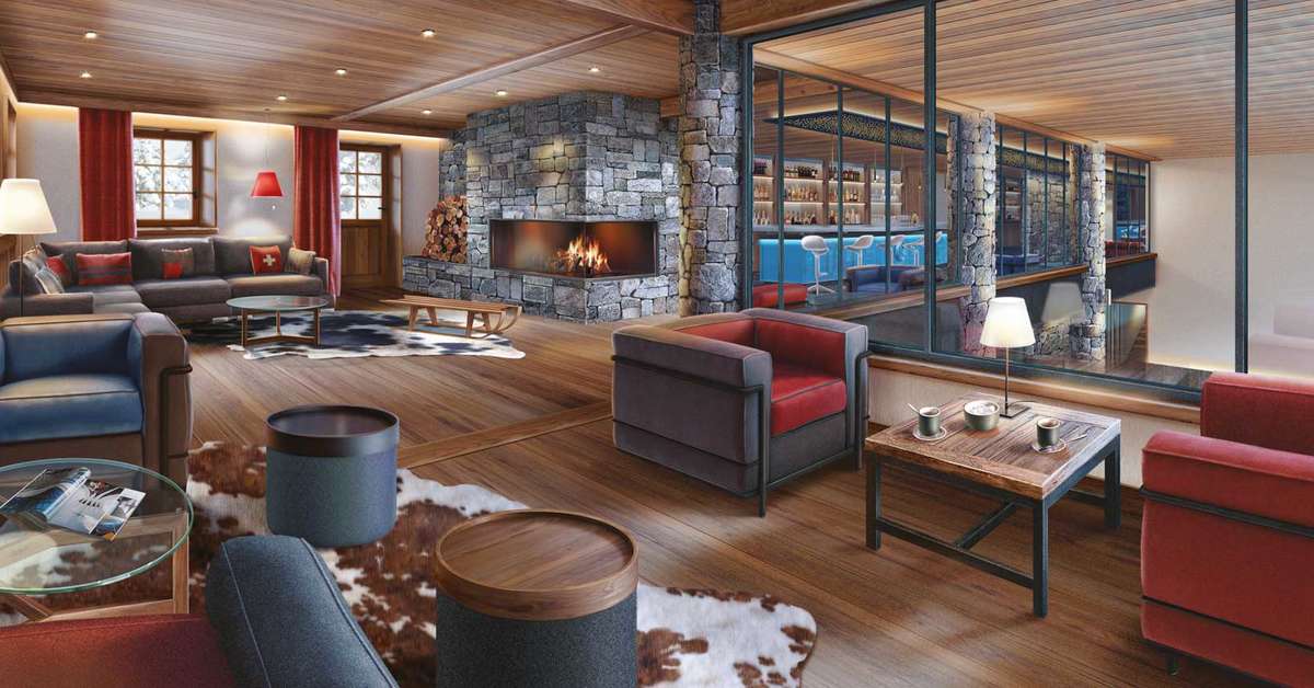 Een foto van de faciliteiten bij Residence Odalys Les Fermes de Chatel
