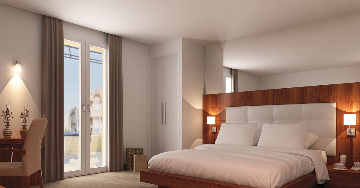 Een foto van een overzicht van Hotel Monsigny