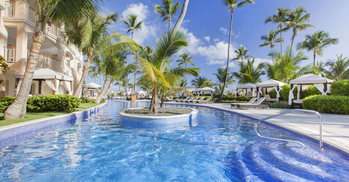Een foto van het zwembad bij Hotel Majestic Elegance Punta Cana