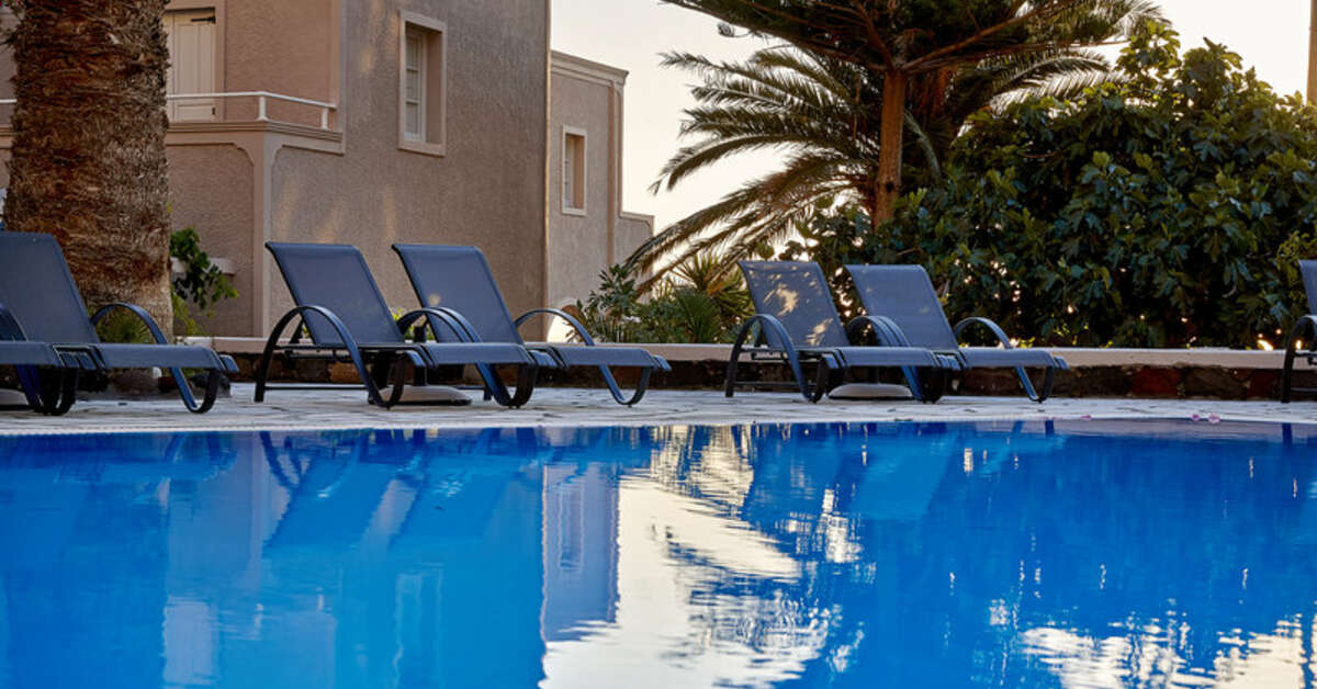 Een foto van het zwembad bij Terra Blue Hotel