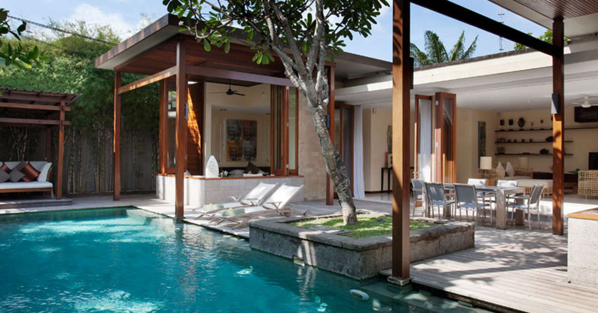 Een foto van het zwembad bij The Elysian Boutique Villa Resort