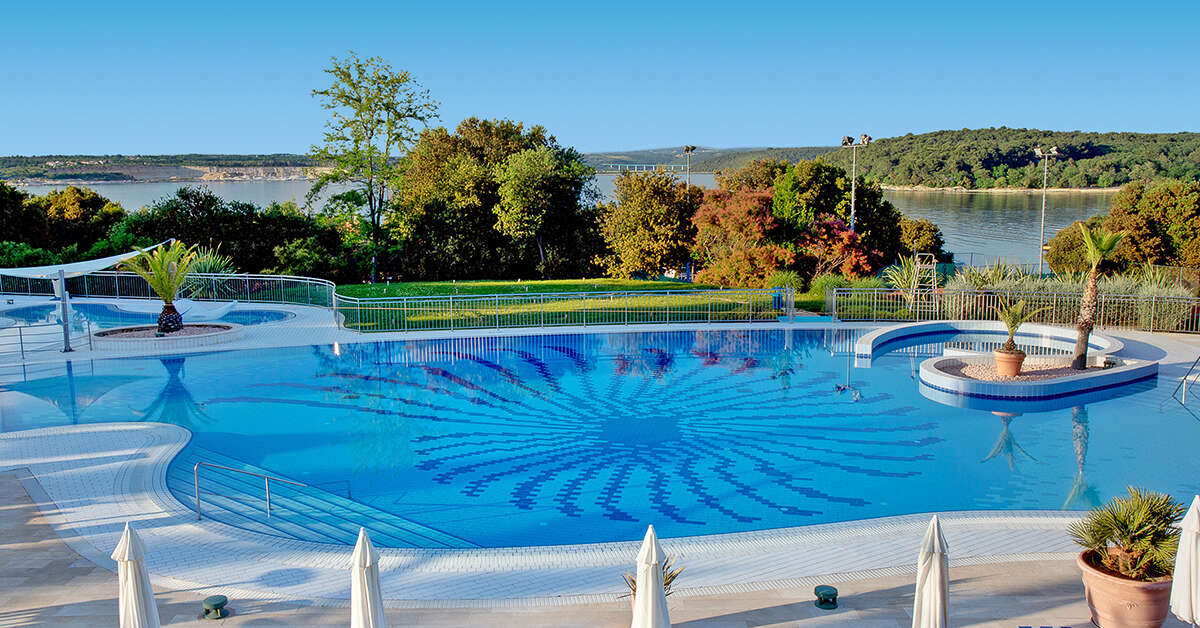 Een foto van het zwembad bij Valamar Club Tamaris & Residence