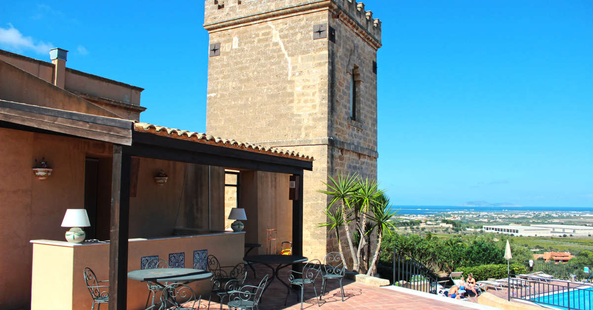 Een foto van de faciliteiten bij Baglio Oneto dei Principi di San Lorenzo Resort & Wines