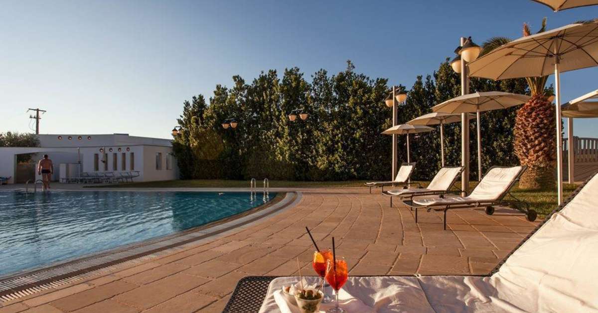 Een foto van het zwembad bij Grand Hotel la Chiusa di Chietri