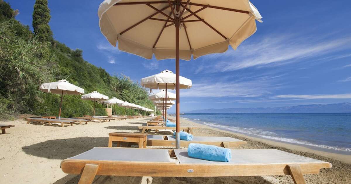 Een foto van het strand bij Camvillia Resort