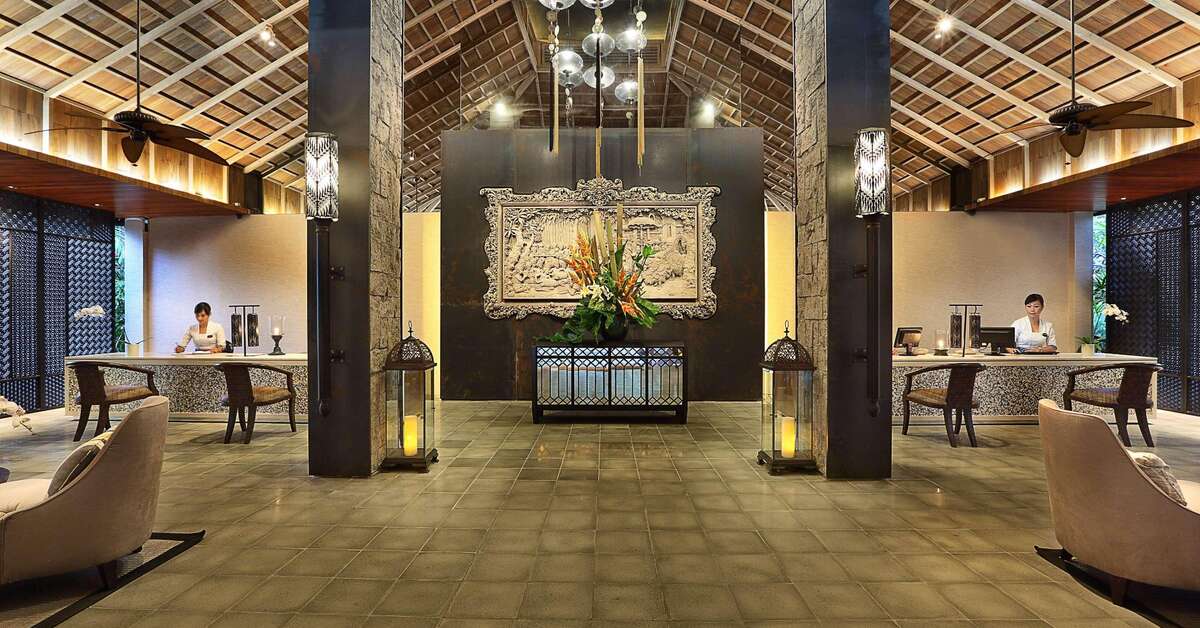 Een foto van het interieur van Bali Mandira Beach Resort & Spa