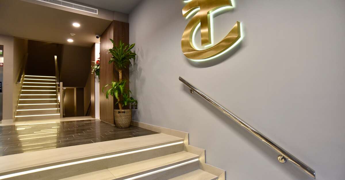Een foto van het interieur van Hotel Dona Luisa