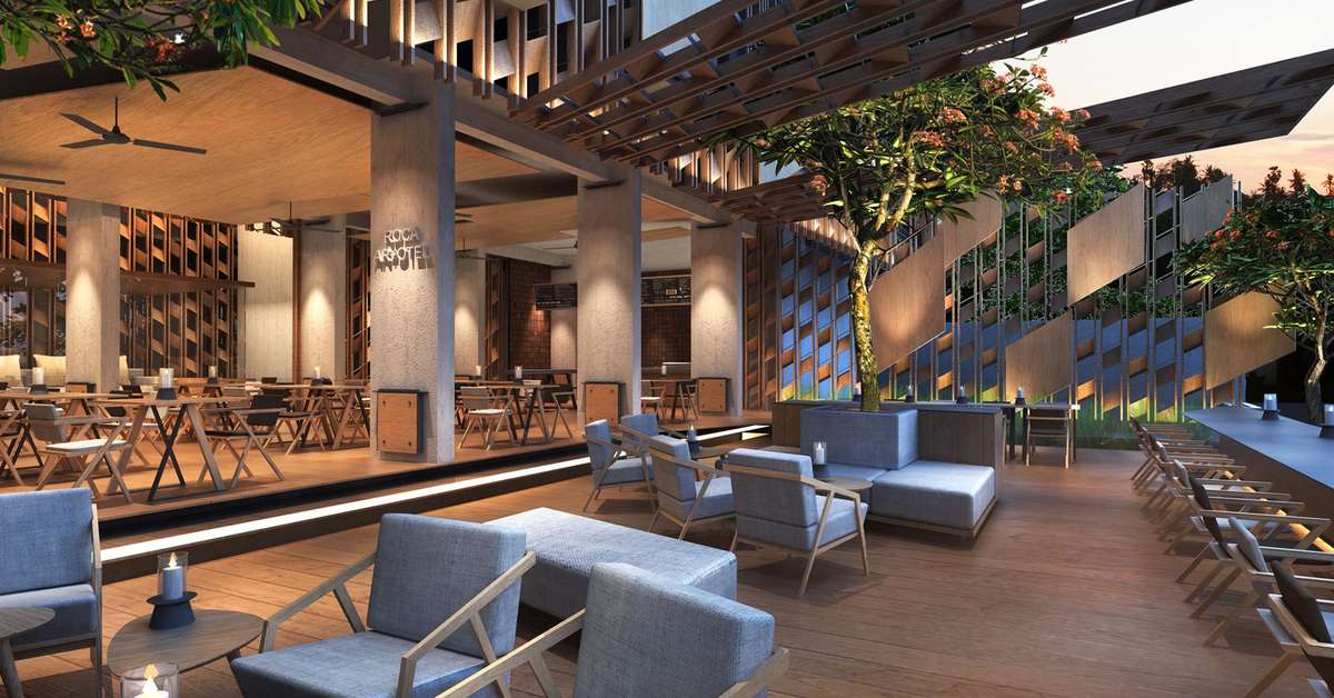 Een foto van het interieur van Artotel Sanur