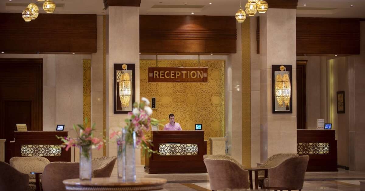 Een foto van het interieur van Sunrise Arabian Beach Resort
