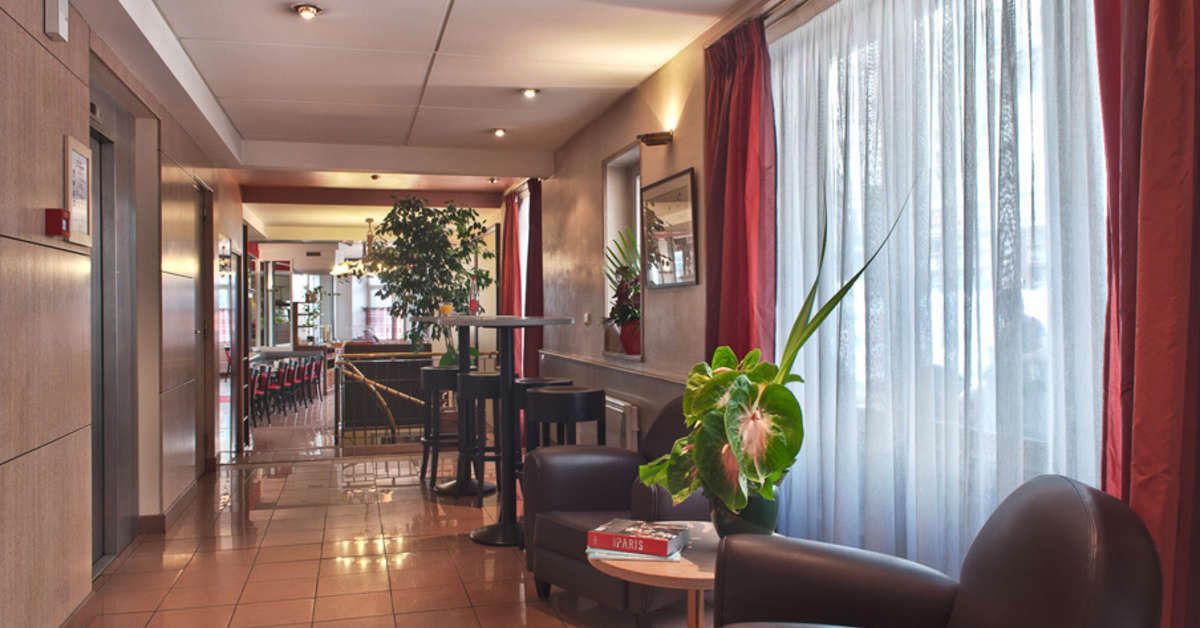 Een foto van het interieur van Hotel Appia la Fayette