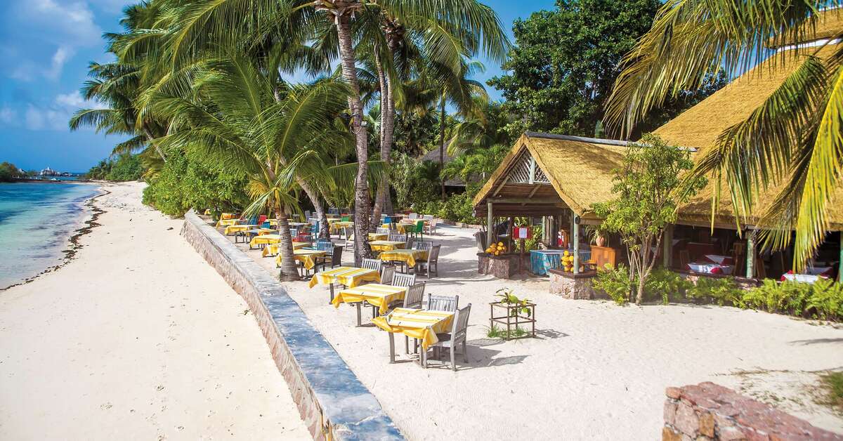 Een foto van de faciliteiten bij La Digue Island Lodge